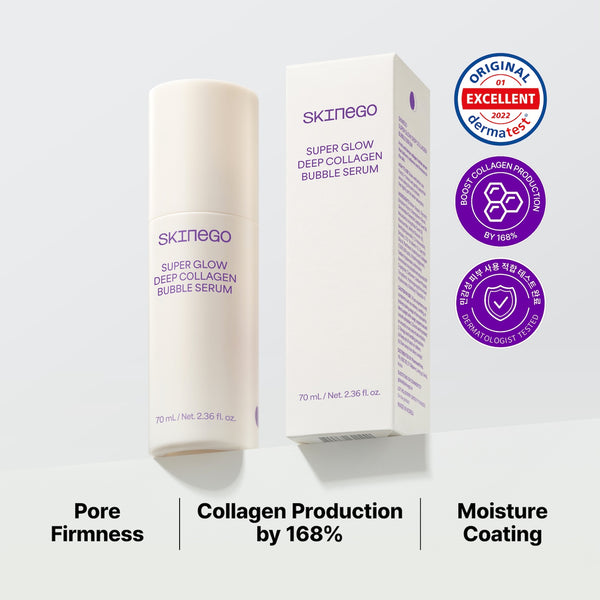 [Skinego] Super Glow Deep Collagen Bubble Serum 70ml